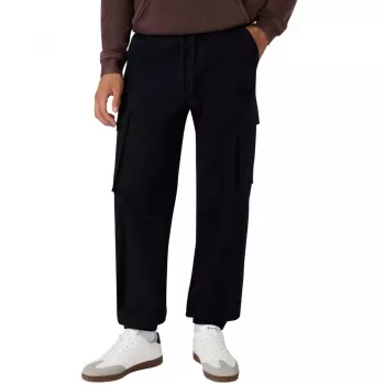 Champion Pantalón cargo tejido hombre negro 221867 KK001 Talla M