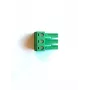 CHARGE AMPS Borne de conexión enchufable 16-32, 4 polos, paso de 5,08 mm, conexión por tornillo, verde