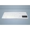 CHERRY Active Key MedicalKey AK-C7412 Teclado USB con cable distribución alemana QWERTZ Blanco Desinfectable IP68