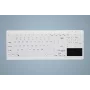 CHERRY Active Key MedicalKey AK-C7412 Teclado USB con cable distribución alemana QWERTZ Blanco Desinfectable IP68