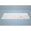 CHERRY Contour Active Key QuickClean AK-C7012 Teclado con cable, Negro, QWERTY, USB, CHERRY SX Scissor Technology, 105 teclas, diseño Slim, superficie desinfectable