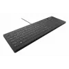 CHERRY Contour Design Active Key AK-C8112 Teclado USB con cable de tamaño completo, Scissor Switch, distribución QWERTZ, Negro