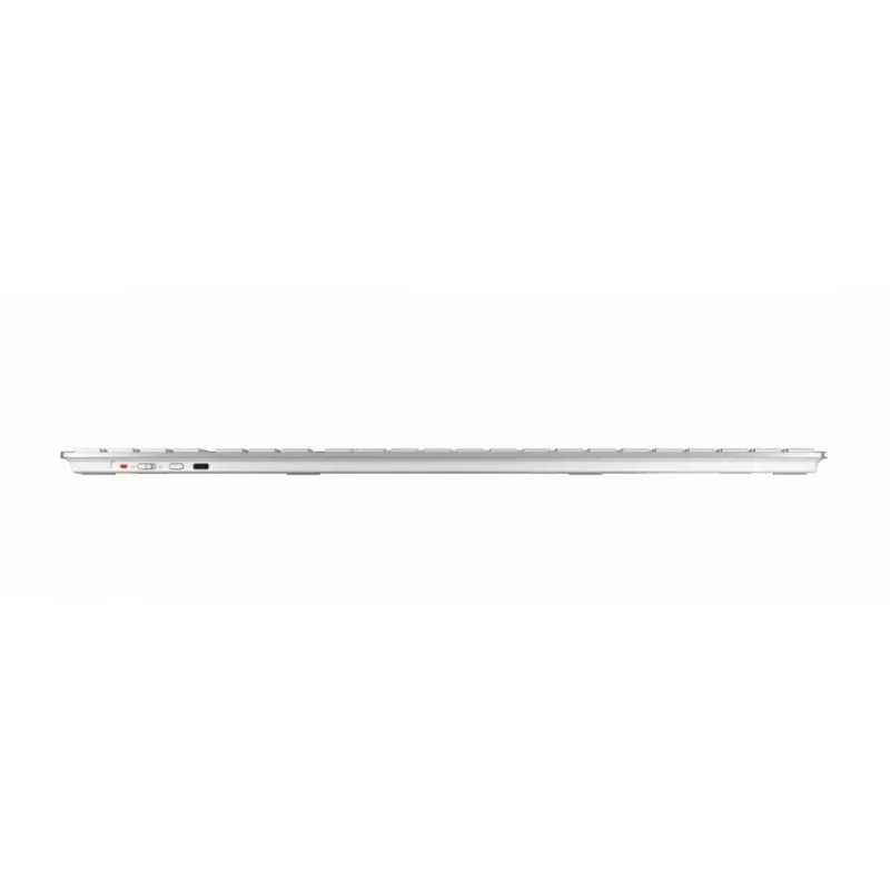CHERRY DW 9100 SLIM Conjunto inalámbrico de teclado y ratón, QWERTZ, plata/blanco