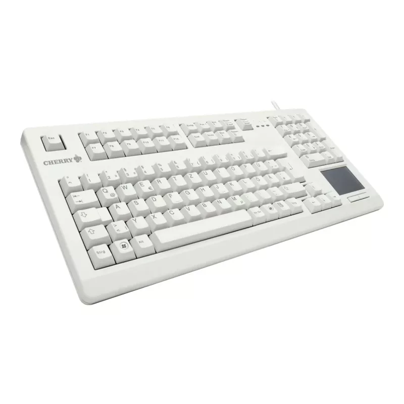 CHERRY G80-11900LUMES-0 TouchBoard Teclado compacto con touchpad integrado, USB, Negro