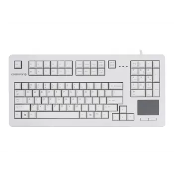 CHERRY G80-11900LUMES-0 TouchBoard Teclado compacto con touchpad integrado, USB, Negro