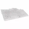 Cherry KC 1000 SC teclado USB con cable con lector de tarjetas inteligentes - distribución US/internacional, negro