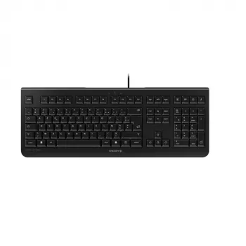 Teclado con cable CHERRY KC 6000 SLIM negro, distribución francesa AZERTY, USB