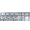 CHERRY KC 6000 SLIM SILVER TECLADO CON CABLE USB FRANCÉS