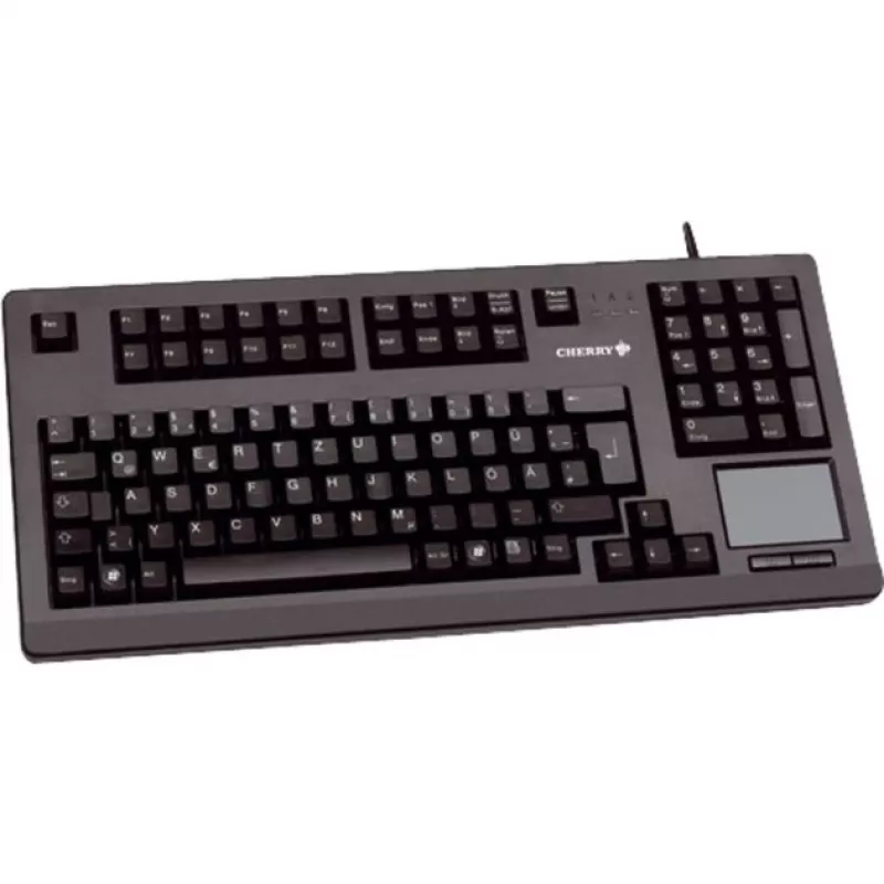CHERRY MX11900 TouchBoard teclado mecánico compacto con trackball, USB, US QWERTY, negro