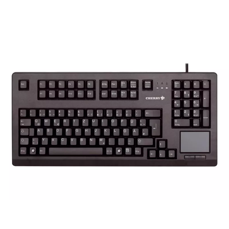 CHERRY MX11900 TouchBoard teclado mecánico compacto con trackball, USB, US QWERTY, negro