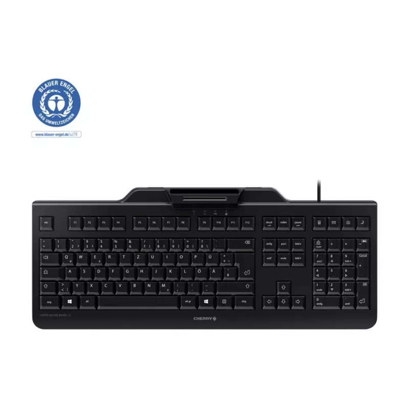 CHERRY SECURE BOARD 1.0 FRANCE teclado, distribución francesa AZERTY, USB con cable, negro