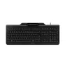 Cherry SECURE BOARD 1.0 teclado con cable con lector NFC, distribución UK, negro