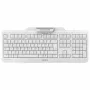 CHERRY Smart Board 1150 KB RSFlat teclado mecánico con cable con MSR, USB, formato completo, blanco (QWERTZ)