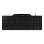 CHERRY Smart Board 1150 teclado mecánico con lector de tarjetas inteligentes, AZERTY francés, negro, USB con cable