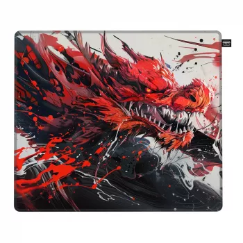 CHERRY XTRFY GP6 Alfombrilla de ratón gaming grande - Hydrus rojo
