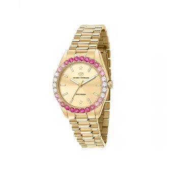 Chiara Ferragni Reloj mujer R1953100501 cuarzo analógico 34 mm acero inoxidable milanesa plateado