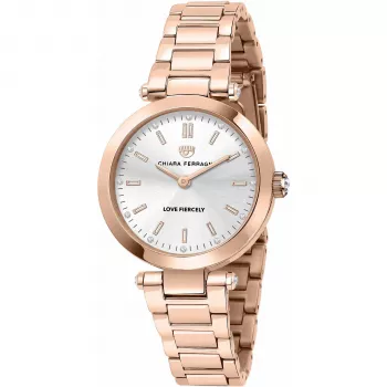 Chiara Ferragni reloj de mujer R1953103505 - 34 mm acero inoxidable plateado malla milanesa