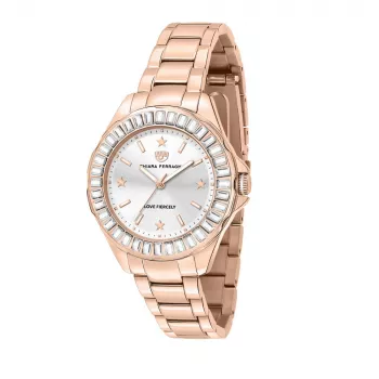 Chiara Ferragni Reloj de mujer R1953101503 36 mm acero inoxidable correa Milanese plateada cuarzo analógico
