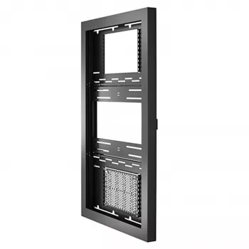 Chief LW Series Impact On-Wall Kiosk - Vertical - Carcasa - para pantalla LCD - con cerradura - Negro - Tamaño de pantalla: 55