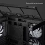 Chieftec Vista Max GX-30B-OP Caja Mid Tower ATX con 4 ventiladores ARGB y cristal templado, Negro