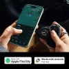 Chipolo LOOP Mercedes – rastreador Bluetooth recargable con lazo de silicona para iOS y Android, negro