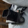 Chipolo LOOP Mercedes – rastreador Bluetooth recargable con lazo de silicona para iOS y Android, negro