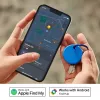 Chipolo POP – Rastreador Bluetooth con batería intercambiable para iOS y Android, pack de 4 - Negro, Blanco, Rojo, Azul