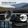 Soporte magnético para coche CHOETECH T204-F con carga inalámbrica de 15W - Negro