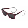CHOPARD Gafas de sol rectangulares de metal para hombre SCH156M57L00P tono dorado lente marrón degradado 57/18/110 mm
