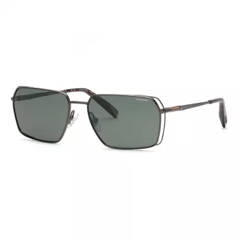 Chopard SCHG90-60568P Gafas de sol de hombre de piloto - Lentes grises, montura gunmetal