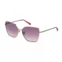 Chopard gafas de sol Cat-Eye para mujer SCHF76V59A39V montura metálica dorada lentes degradadas marrones 59mm