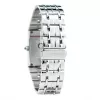 CHRONOTECH CT7017B-02M Reloj de cuarzo analógico unisex 30mm correa milanesa de acero inoxidable