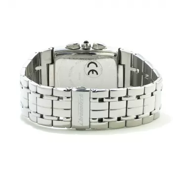 Reloj unisex CHRONOTECH CT7018B-05M analógico 28 mm acero inoxidable plateado