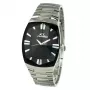 CHRONOTECH CT7065M-02M Reloj de hombre Analógico Cuarzo 36mm Acero inoxidable Esfera negra Correa plateada