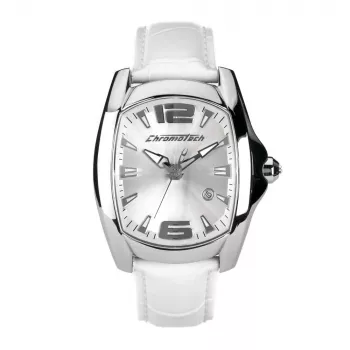 CHRONOTECH CT7107M06 Reloj de hombre analógico de cuarzo 40mm esfera negra correa de piel