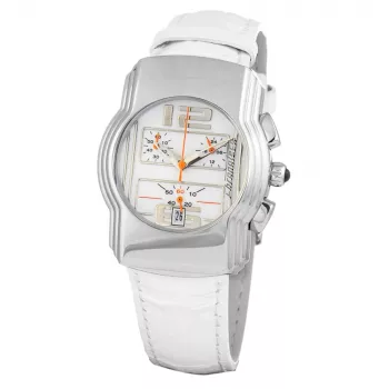 CHRONOTECH CT7280M-06 Reloj de hombre Cuarzo Analógico 38mm Acero inoxidable Esfera negra Correa de piel