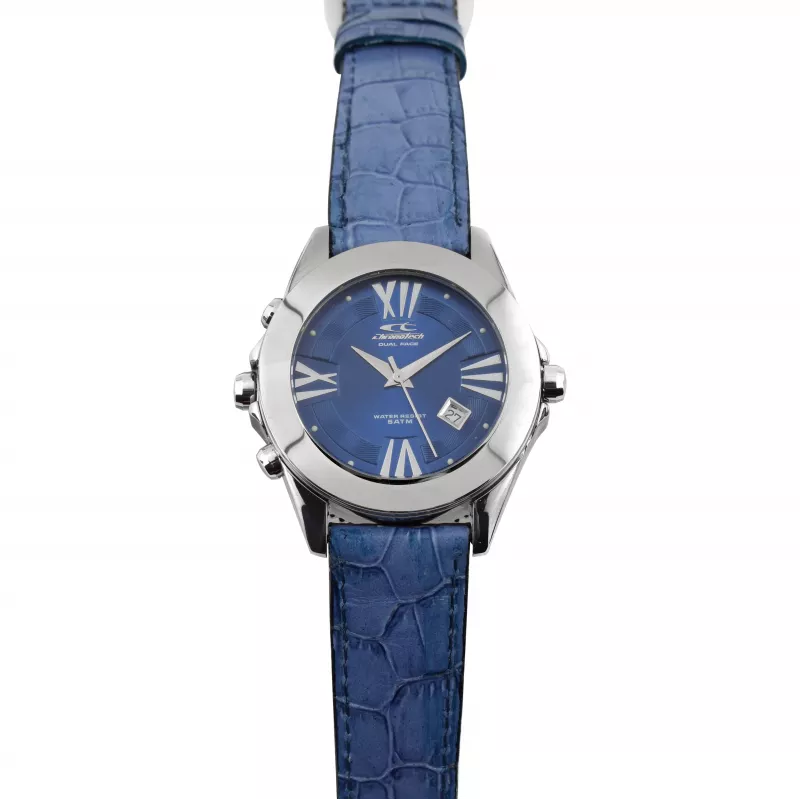 CHRONOTECH CT7686-12SS Reloj de pulsera de hombre acero inoxidable analógico cuarzo 40mm plateado
