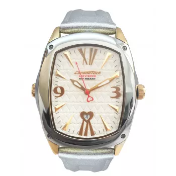 Reloj analógico de cuarzo unisex CHRONOTECH CT7696M-11 42mm acero inoxidable cuero negro