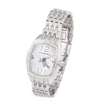 Reloj de cuarzo analógico de mujer CHRONOTECH CT7930LS-39M 26mm Acero inoxidable plateado