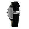 CHRONOTECH MAN CT7677M-02 reloj analógico de cuarzo 45mm esfera negra correa de piel