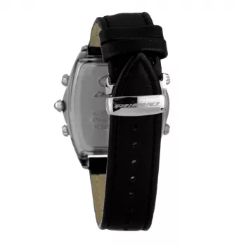 CHRONOTECH MAN CT7677M-02 reloj analógico de cuarzo 45mm esfera negra correa de piel