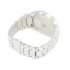 CHRONOTECH MAN CT7988M-65M Reloj analógico de cuarzo 41mm acero inoxidable esfera negra correa milanesa plateada