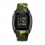 CHRONOTECH hombre RW0022 reloj analógico de cuarzo 35mm caja de acero inoxidable esfera negra correa de piel