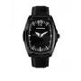 CHRONOTECH Reloj hombre CT7219M03 40mm analógico cuarzo acero inoxidable esfera negra correa de piel