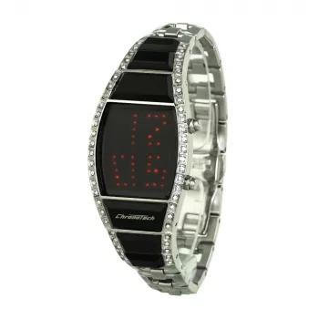 CHRONOTECH reloj de mujer CT7122LS-03M cuarzo analógico 28mm plata acero inoxidable