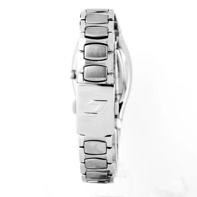 Reloj de mujer CHRONOTECH CT7932L-52M cuarzo analógico 28 mm correa de malla de acero inoxidable plateado