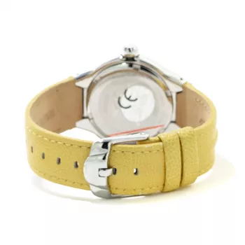 CHRONOTECH Woman CT7980L-05S Reloj analógico de cuarzo 37mm esfera blanca correa de piel blanca