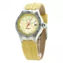 CHRONOTECH Woman CT7980L-05S Reloj analógico de cuarzo 37mm esfera blanca correa de piel blanca