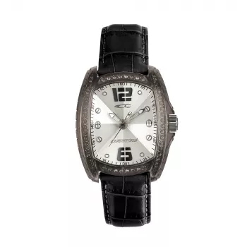 CHRONOTECH Woman RW0001 reloj de cuarzo analógico 30 mm correa de piel blanca