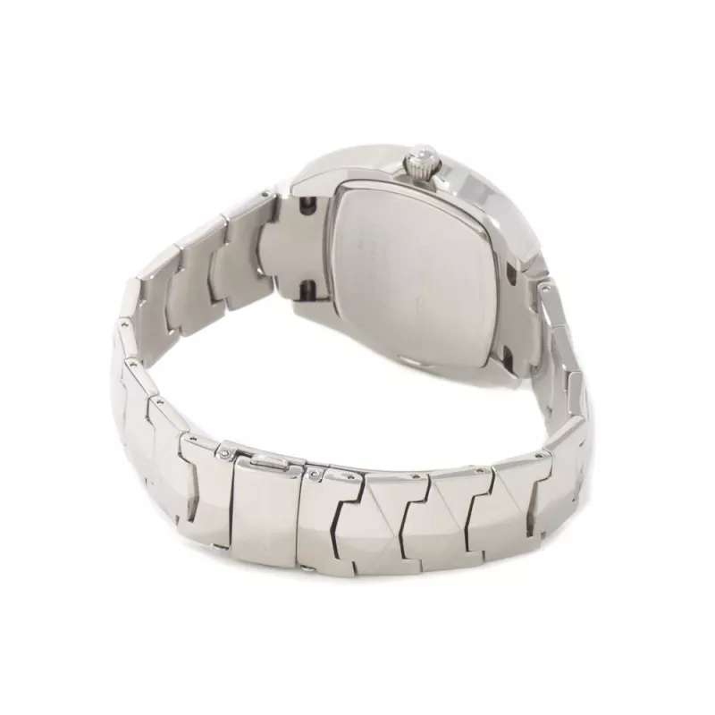 CHRONOTECH mujer CT2188LS-05M reloj analógico de cuarzo 40mm plata correa de malla milanesa de acero inoxidable